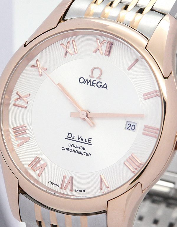 Omega De Ville Hour Vision 431.33.41.21.01.001 Mens 41 Mm Rose Gold Steel Case Automatic Co-axial Movement - Image 3