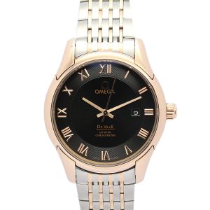 Omega De Ville Hour Vision 431.33.41.21.01.001 Mens 41 Mm Rose Gold Steel Case Automatic Co-axial Movement