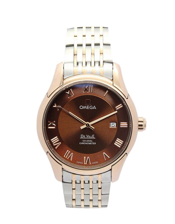 Omega De Ville Hour Vision 431.33.41.21.01.001 Mens 41 Mm Rose Gold Steel Case Automatic Co-axial Movement