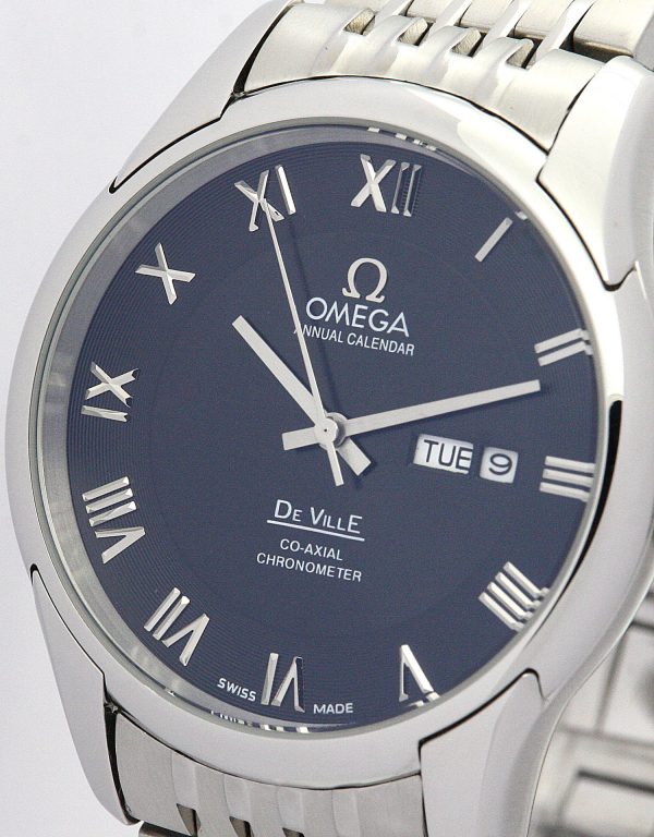 Omega De Ville Hour Vision 431.33.41.21.01.001 Mens 41 Mm Steel Case Automatic Co-axial Movement - Image 4