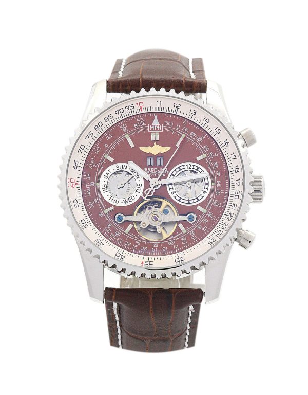 Breitling Navitimer World A24322 Mens 46 Mm Steel Case Automatic Movement