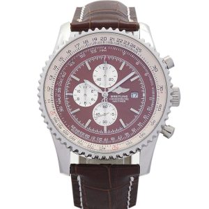 Breitling Navitimer World A24322 Mens 46 Mm Steel Case Automatic Movement