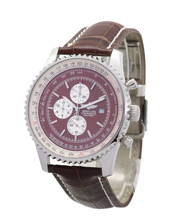 Breitling Navitimer World A24322 Mens 46 Mm Steel Case Automatic Movement - Image 2