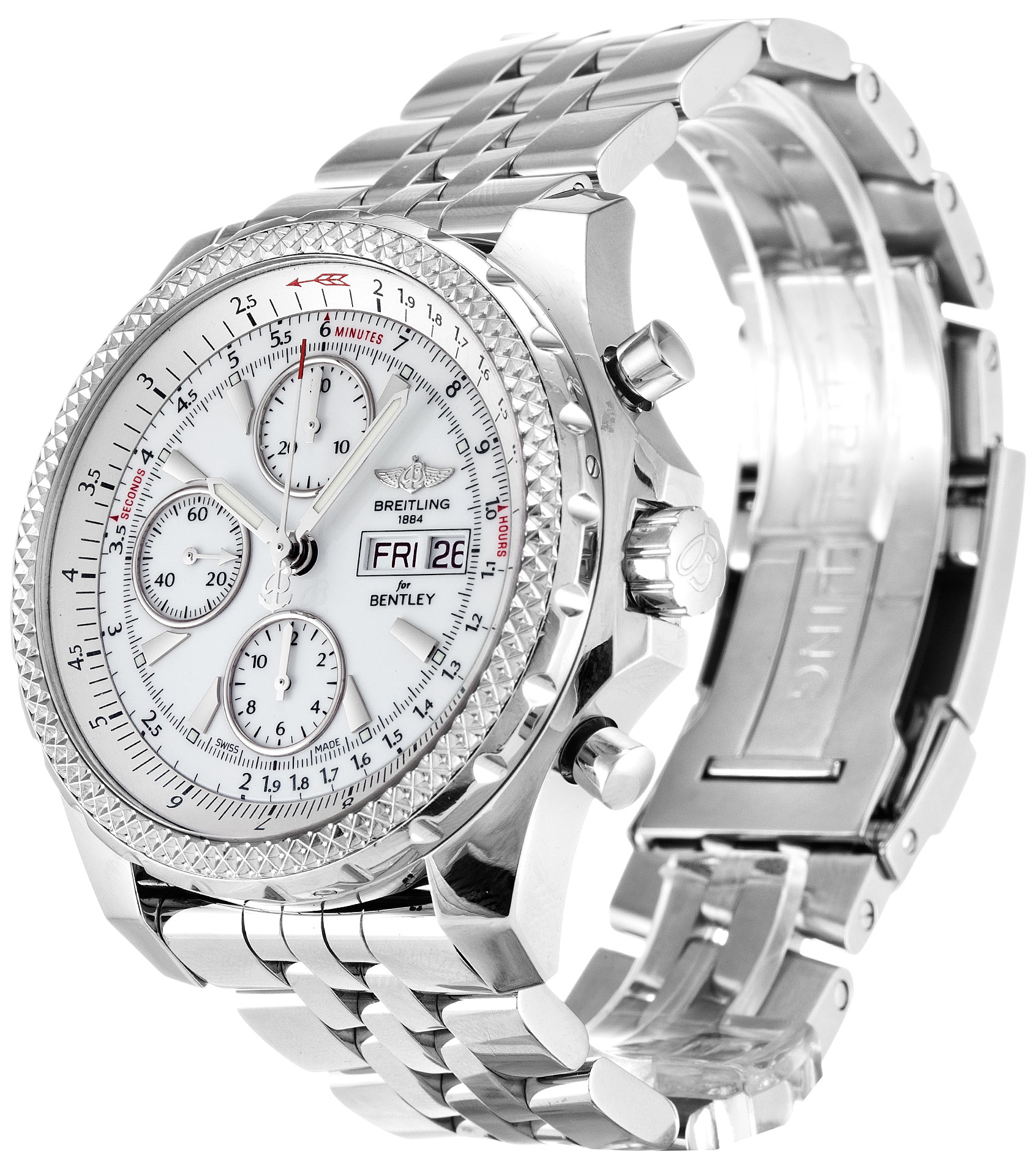 Breitling Bentley Gt A13362 Mens 44.8 Mm Steel Case Automatic Movement - Image 2