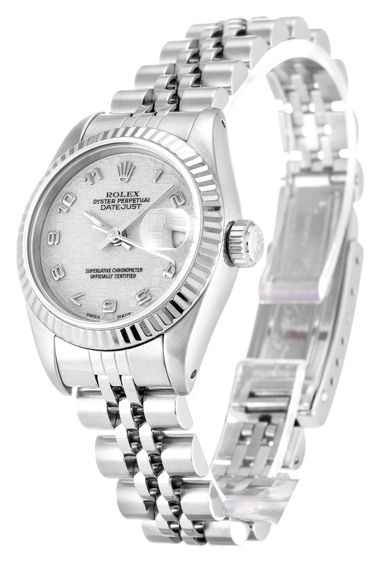 Rolex Datejust Lady 69174 Ladies 26 Mm Steel & White Gold Case Automatic Movement - Image 2