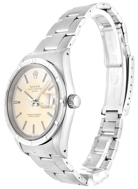 Rolex Oyster Perpetual Date 15210 Mens 34 Mm Steel Case Automatic Movement - Image 2