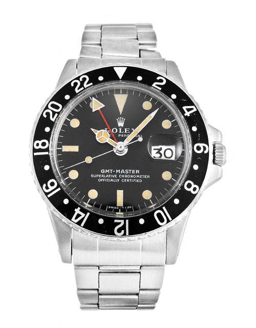 Rolex Gmt Master 1675 Mens 40 Mm Steel Case Automatic Movement