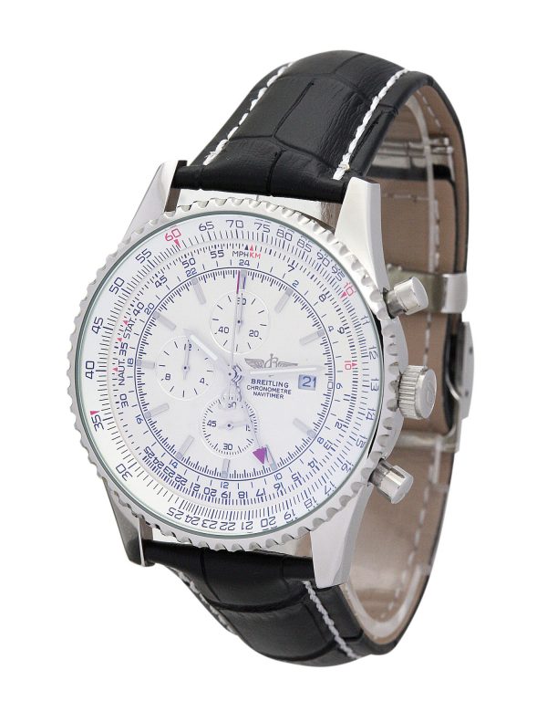 Breitling Navitimer World A24322 Mens 46 Mm Steel Case Quartz Movement - Image 2