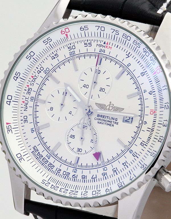 Breitling Navitimer World A24322 Mens 46 Mm Steel Case Quartz Movement - Image 3