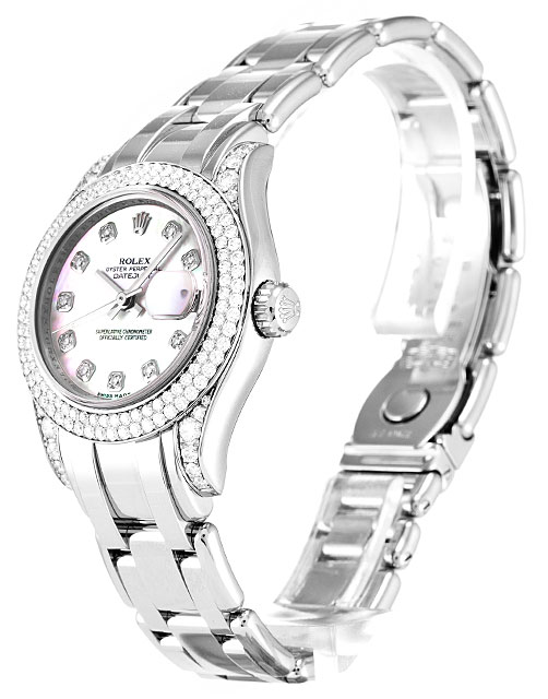 Rolex Pearlmaster 80359 Ladies 29 Mm White Gold Set With Diamonds Case Automatic Movement - Image 2