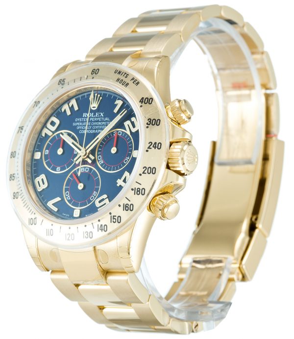 Rolex Daytona 116528 Mens 40 Mm Yellow Gold Case Automatic Movement - Image 2