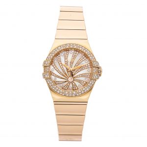 Dress Ladies Case 31mm Omega Constellation 123.55.31.20.55.010 Dial Diamond