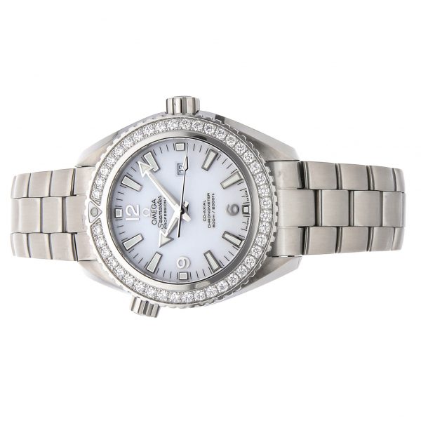 Casual Ladies Omega Seamaster 232.15.38.20.04.001 Dial White Stainless Steel - Image 5