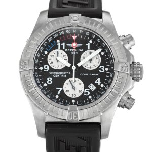 Breitling Chrono Avenger M1 E73360 Mens 44 Mm Titanium Case Quartz Movement