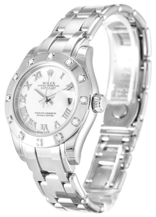 Rolex Pearlmaster 80319 Ladies 29 Mm White Gold Set With Diamonds Case Automatic Movement - Image 2