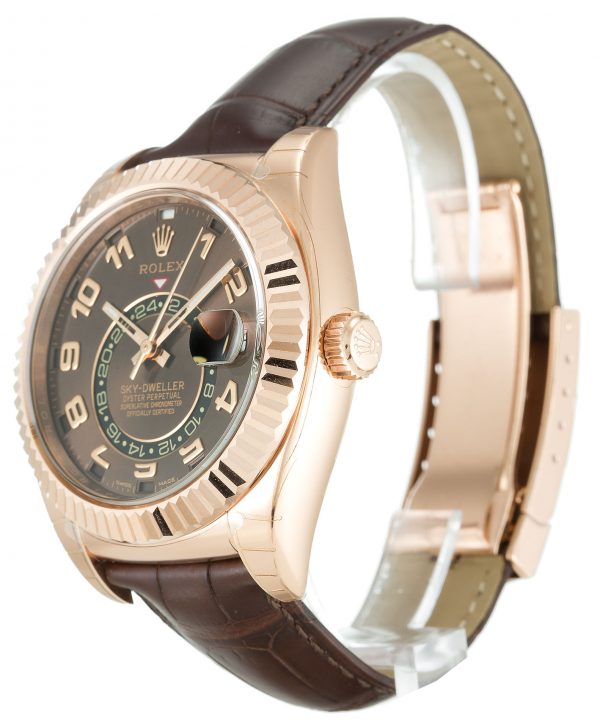 Rolex Sky-dweller 326135 Mens 42 Mm Rose Gold Case Automatic Movement - Image 2