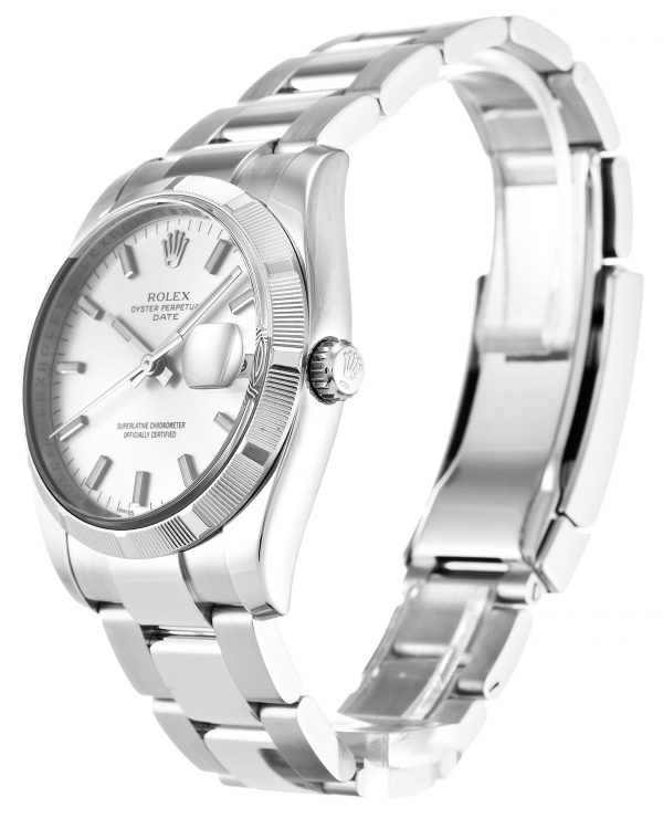 Rolex Oyster Perpetual Date 115210 Unisex 34 Mm Steel Case Automatic Movement - Image 2