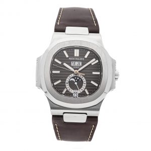 Cushion Patek Philippe Complications 5726a-001 Dial Black Stainless Steel