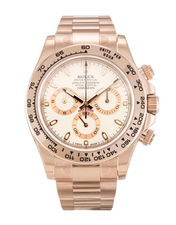 Rolex Daytona 116505 Mens 40 Mm Rose Gold Case Automatic Movement