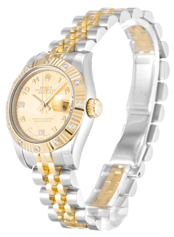 Rolex Datejust Lady 179313 Ladies 26 Mm Steel & Yellow Gold Set With Diamonds Case Automatic Movement - Image 2