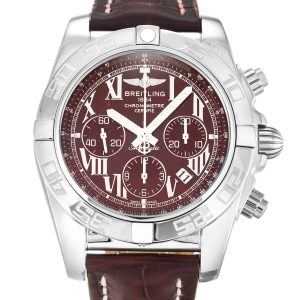 Breitling Chronomat 44 Ab0110 Mens 43.5 Mm Steel Case Quartz Movement