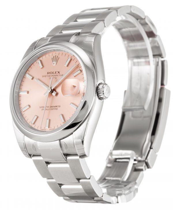 Rolex Oyster Perpetual Date 115200 Unisex 34 Mm Steel Case Automatic Movement - Image 2