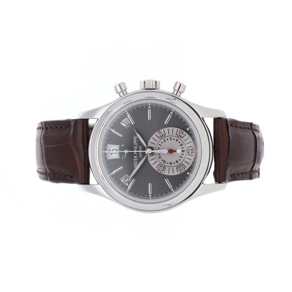 Sport Men Alligator Patek Philippe Complications 5960p-001 Dial Grey - Image 2