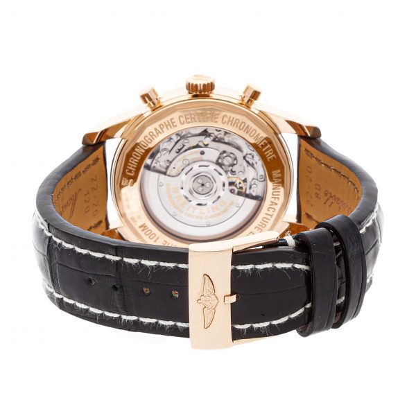Men Rose Gold Breitling Transocean Rb015212/Bb16 Dial Black - Image 5