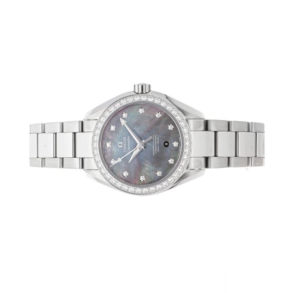Ladies Omega Seamaster 231.15.34.20.57.001 Dial Grey/Charcoal Stainless Steel - Image 2