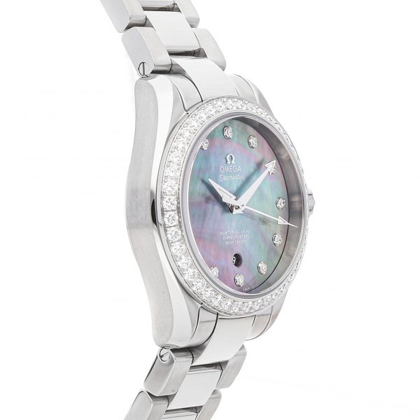 Ladies Omega Seamaster 231.15.34.20.57.001 Dial Grey/Charcoal Stainless Steel - Image 5