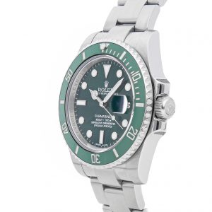 Solid Men Dial Green Rolex Submariner Hulk 116610lv Stainless Steel