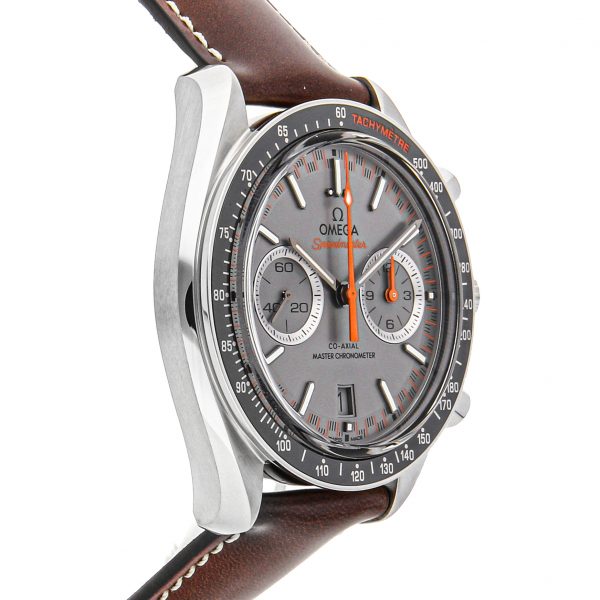 Leather Omega Speedmaster 329.32.44.51.06.001 Dial Grey Stainless Steel - Image 3