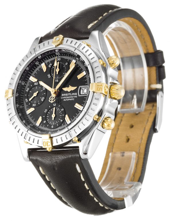 Breitling Chronomat B13352 Mens 39 Mm Steel & Yellow Gold Case Quartz Movement - Image 2