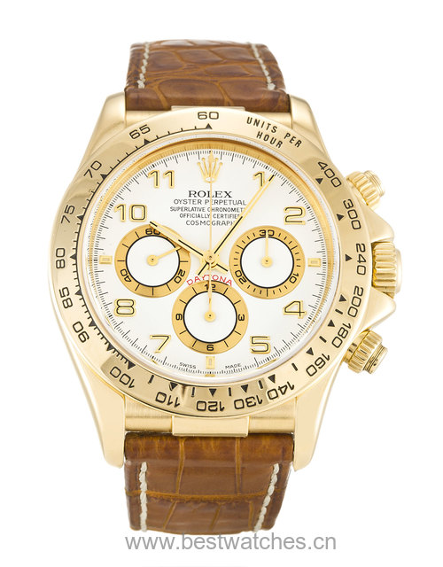 Rolex Daytona 16518 Mens 40 Mm Yellow Gold Case Automatic Movement