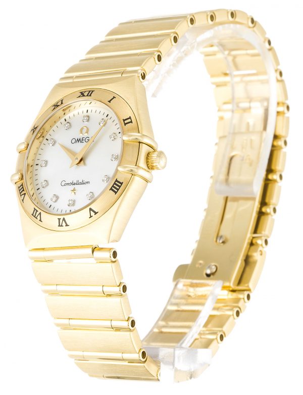 Omega Constellation Small 1172.75.00 Ladies 25.5 Mm Yellow Gold Case Quartz Movement - Image 2