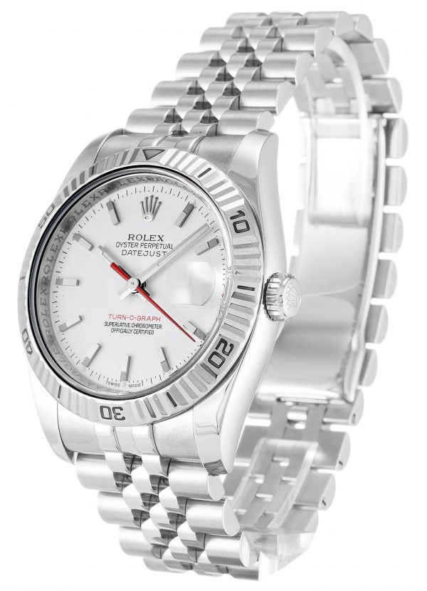 Rolex Turn-o-graph 116264 Mens 36 Mm Steel & White Gold Case Automatic Movement - Image 2