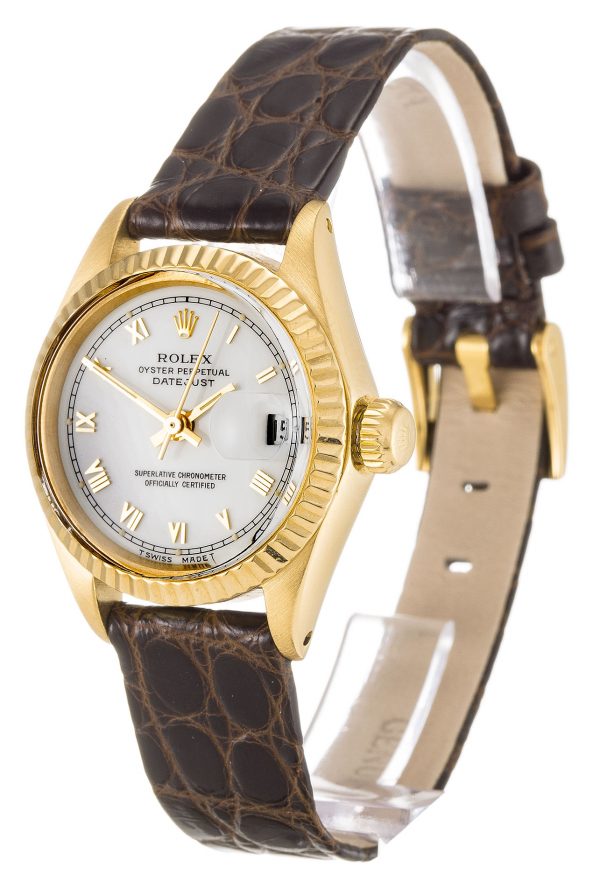 Rolex Datejust Lady 6916 Ladies 26 Mm Yellow Gold Case Automatic Movement - Image 2