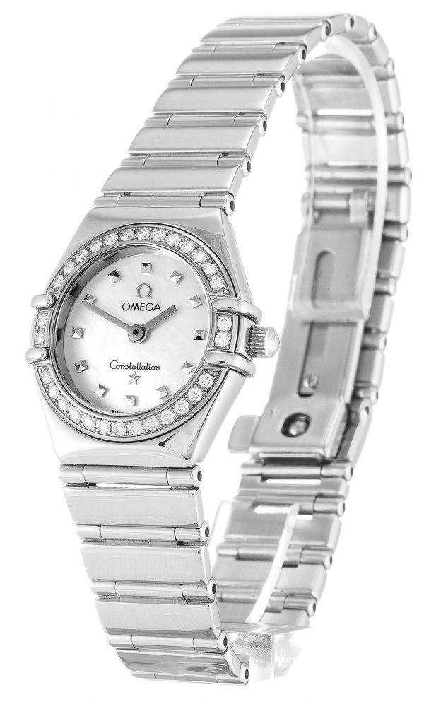 Omega My Choice Mini 1465.71.00 Ladies 22.5 Mm Steel Set With Diamonds Case Quartz Movement - Image 2