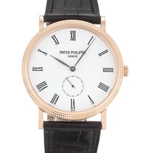 Patek Philippe Calatrava 5119r Mens 36 Mm Rose Gold Case Manual Movement