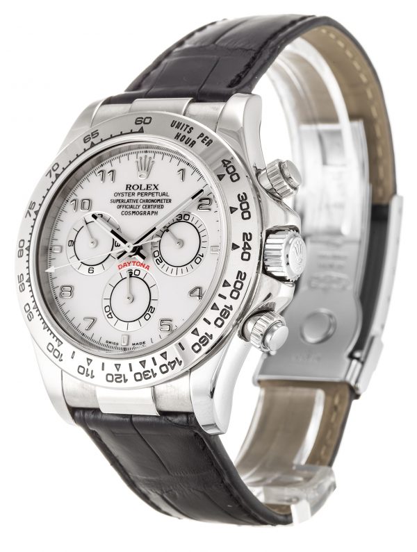 Rolex Daytona 116519 Mens 40 Mm White Gold Case Automatic Movement - Image 2