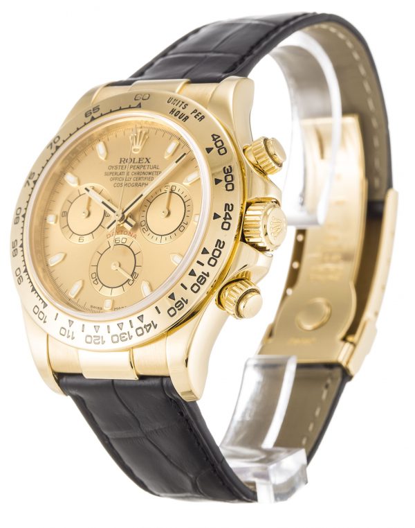 Rolex Daytona 116518 Mens 40 Mm Yellow Gold Case Automatic Movement - Image 2