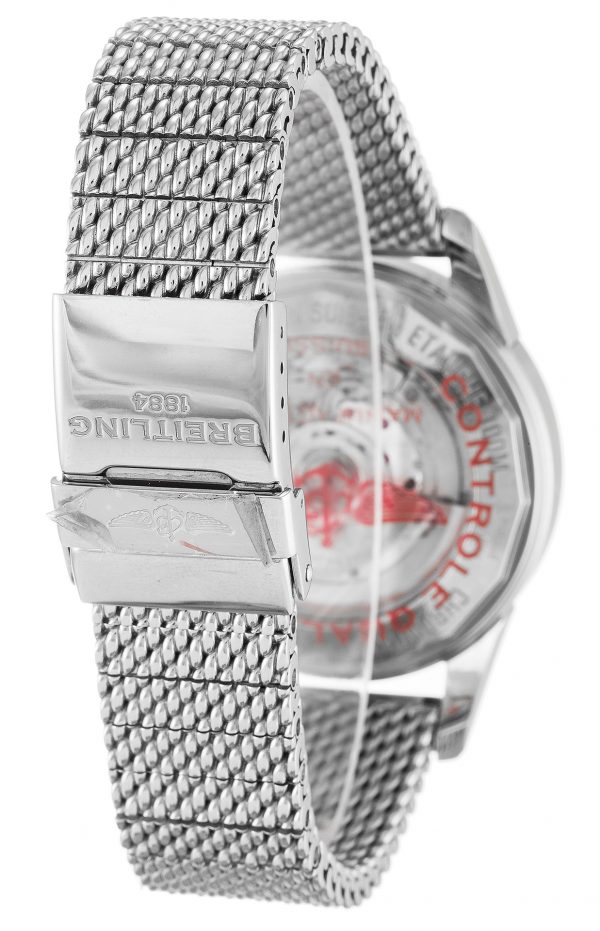 Breitling Transocean Chronograph Ab0152 Mens 43 Mm Steel Case Quartz Movement - Image 3