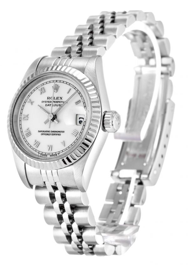 Rolex Datejust Lady 69174 Ladies 26 Mm Steel & White Gold Case Automatic Movement - Image 2