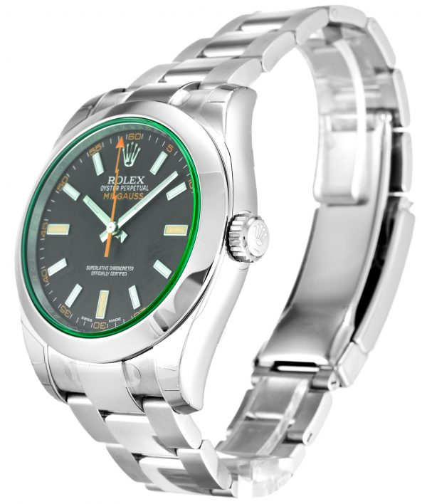 Rolex Milgauss 116400 Gv Mens 40 Mm Steel Case Automatic Movement - Image 2