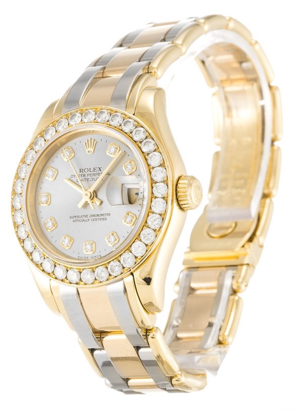 Rolex Pearlmaster 80298 Ladies 29 Mm Yellow Gold Set With Diamonds Case Automatic Movement - Image 2
