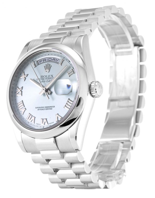 Rolex Day-date 118206 Mens 36 Mm Platinum Case Automatic Movement - Image 2