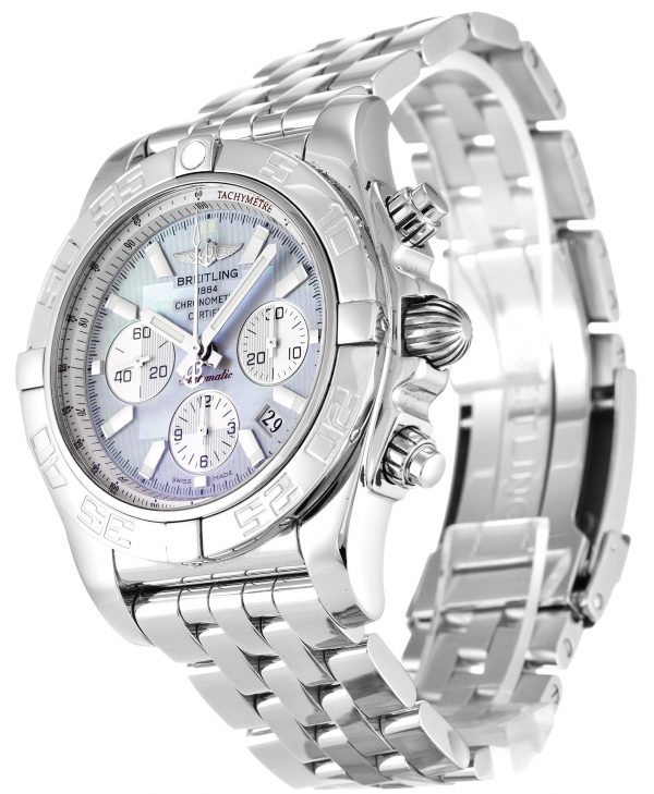 Breitling Chronomat 44 Ab0110 Mens 43.5 Mm Steel Case Quartz Movement - Image 2