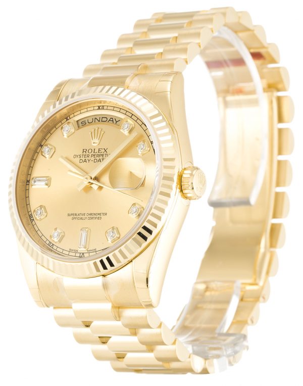 Rolex Day-date 118238 Mens 36 Mm Yellow Gold Case Automatic Movement - Image 2