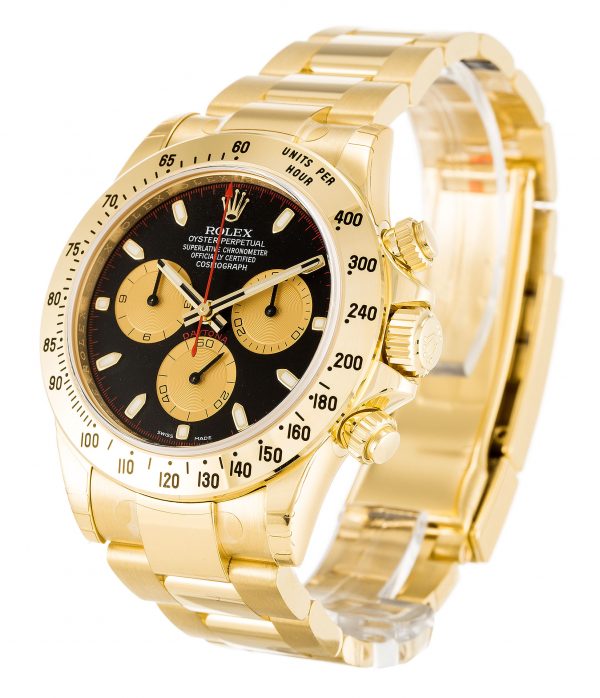 Rolex Daytona 116528 Mens 40 Mm Yellow Gold Case Automatic Movement - Image 2