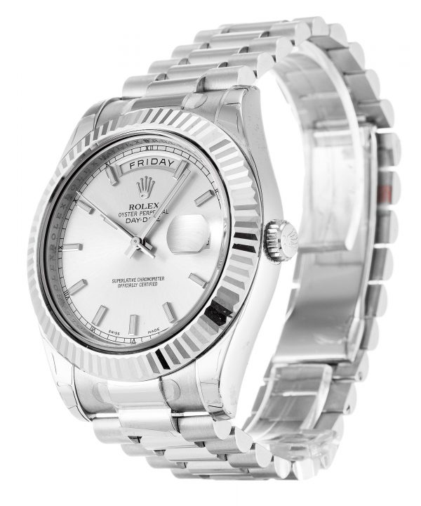 Rolex Day-date Ii 218239 Mens 41 Mm White Gold Case Automatic Movement - Image 2